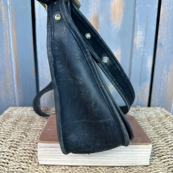 Coach Vintage Patricia's Legacy Saddle Bag 9951 Black - Picture 6 of 16